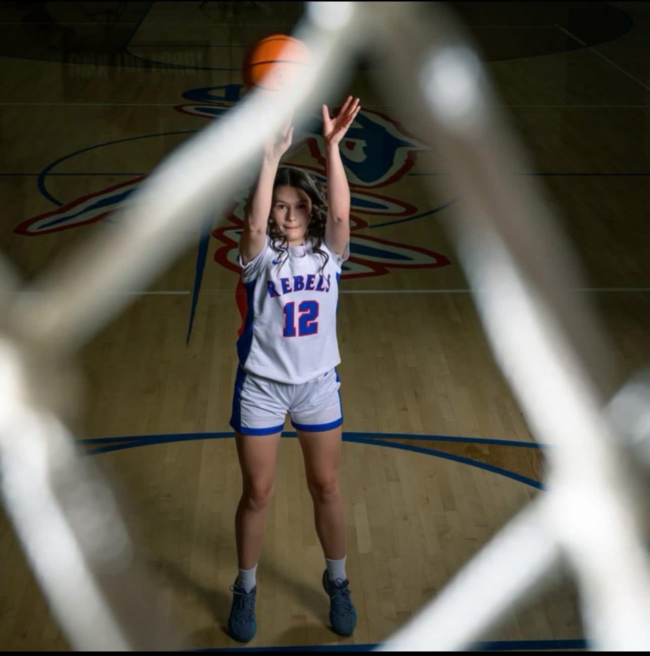 Ellison Silver basketball image